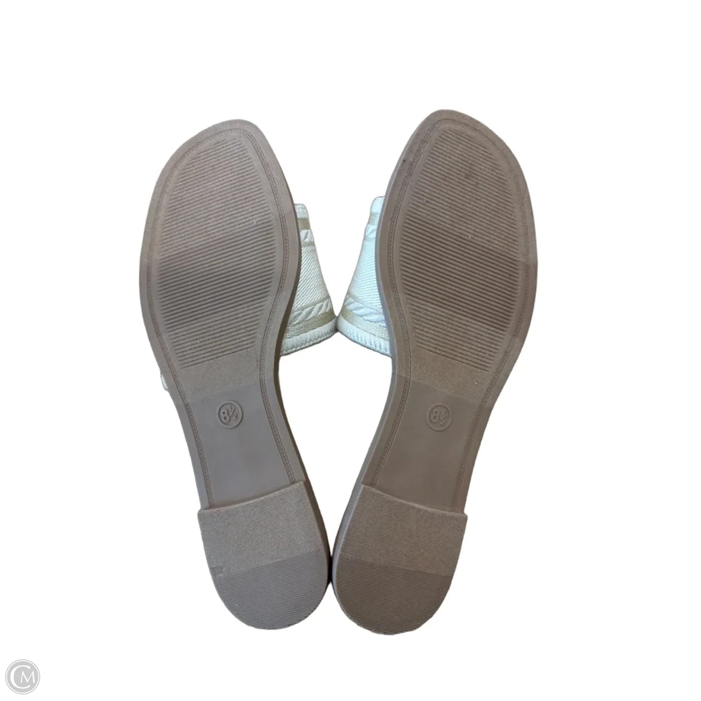 Sandals Flats By A New Day In Cream & White, Size: 8.5