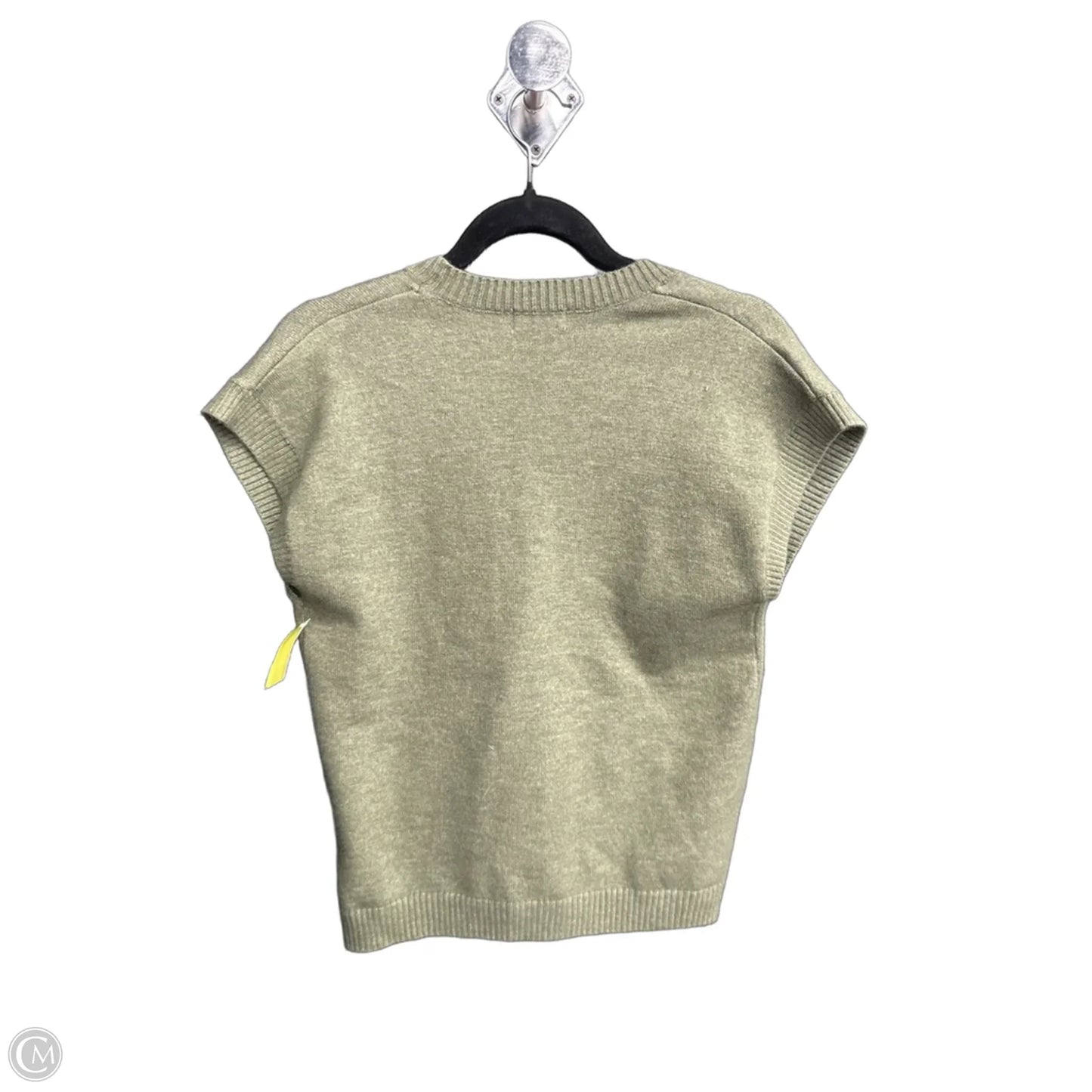 Vest Sweater By Roolee In Green, Size: Xs