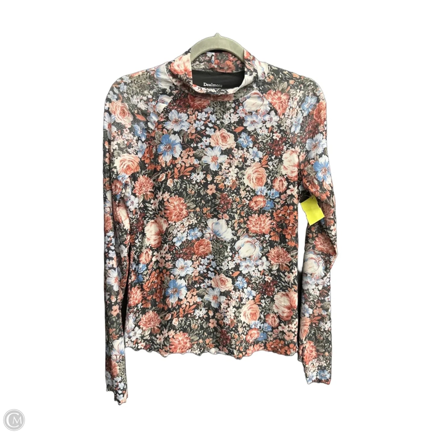 Top Long Sleeve By Clothes Mentor In Floral Print, Size: M