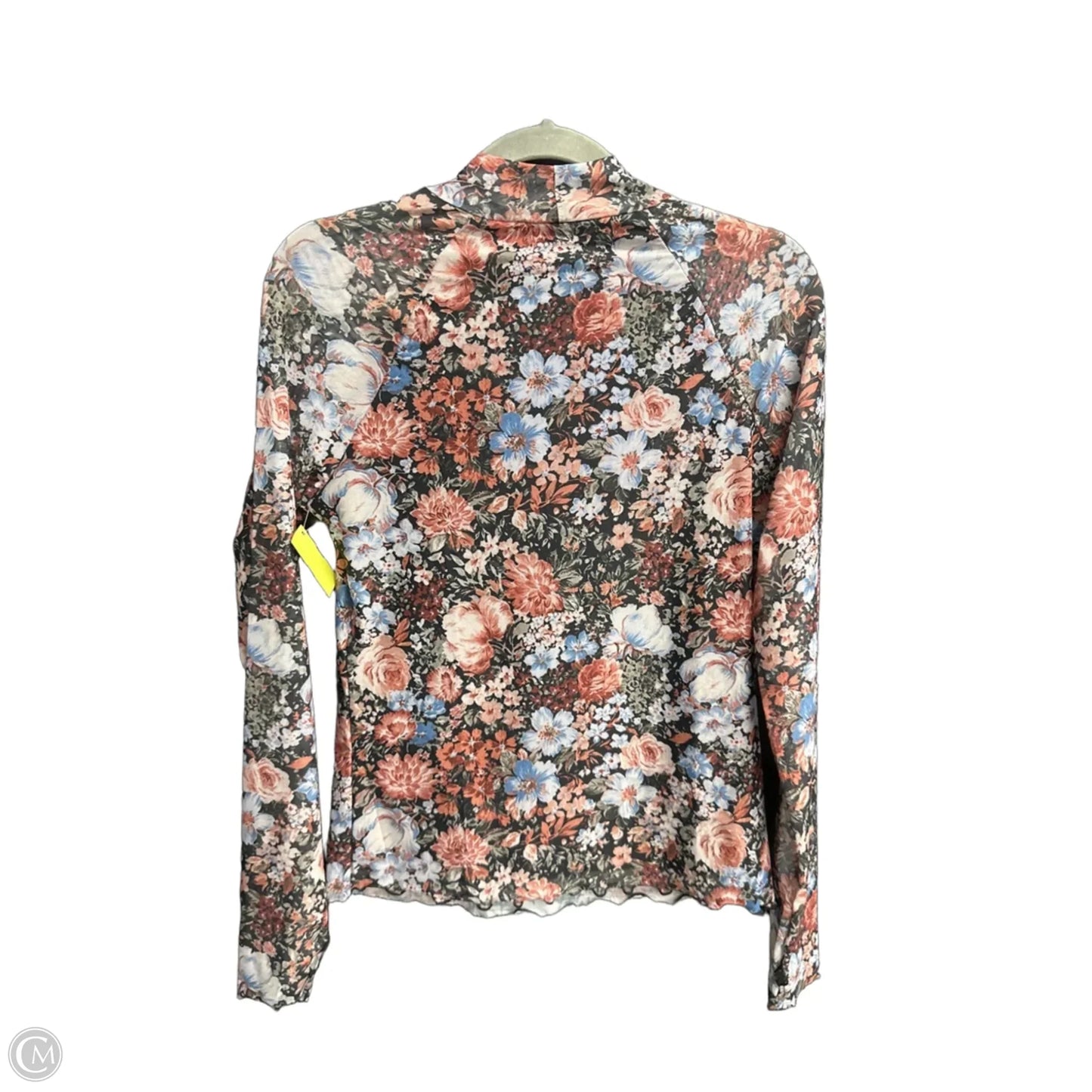 Top Long Sleeve By Clothes Mentor In Floral Print, Size: M
