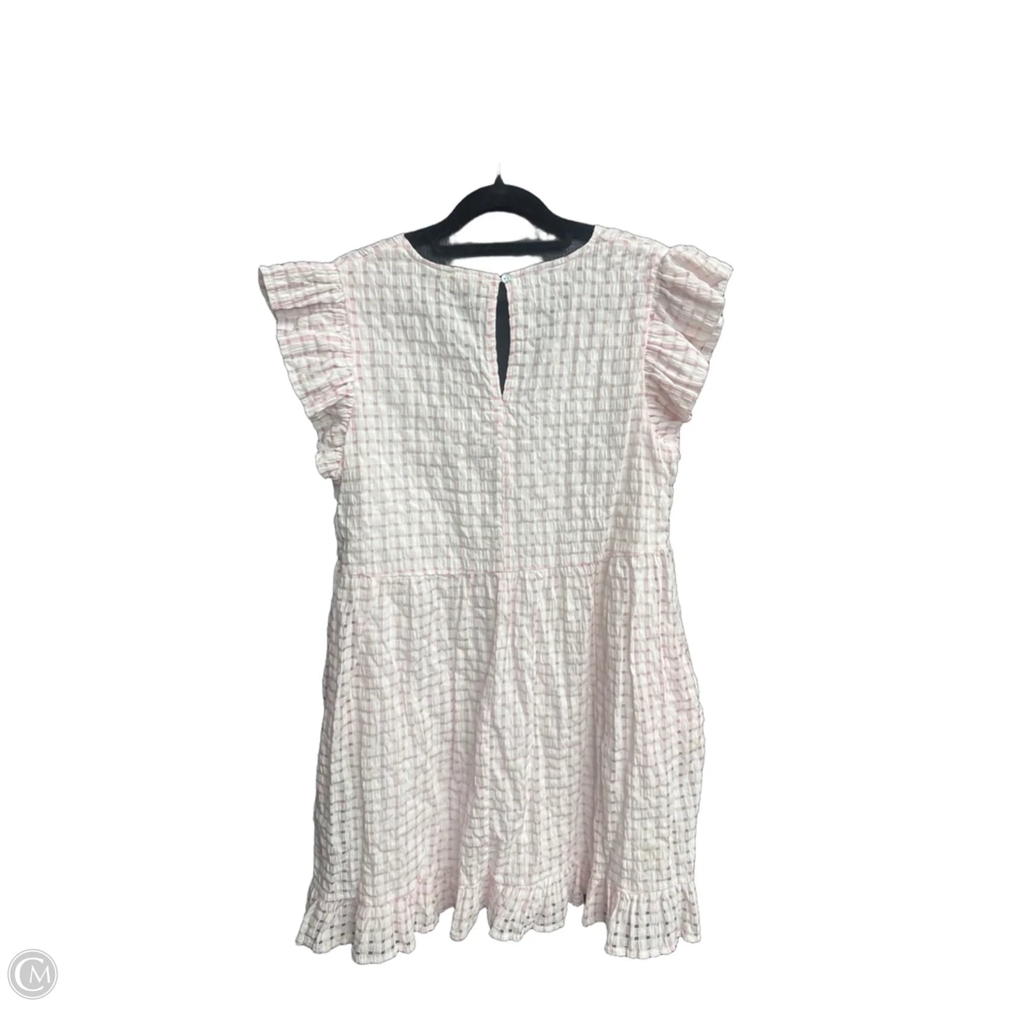 Dress Casual Midi By Jodifl In Pink & White, Size: M