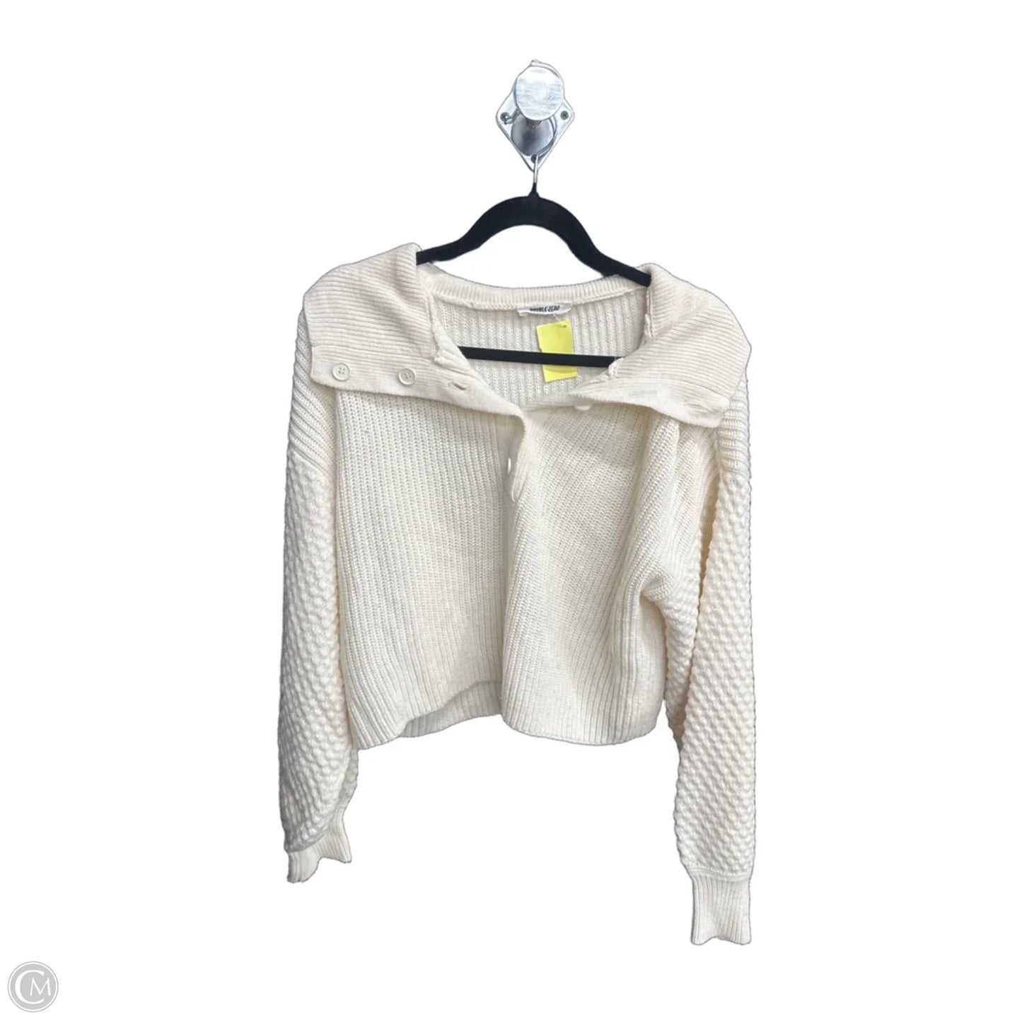 Sweater By Double Zero In Cream, Size: M