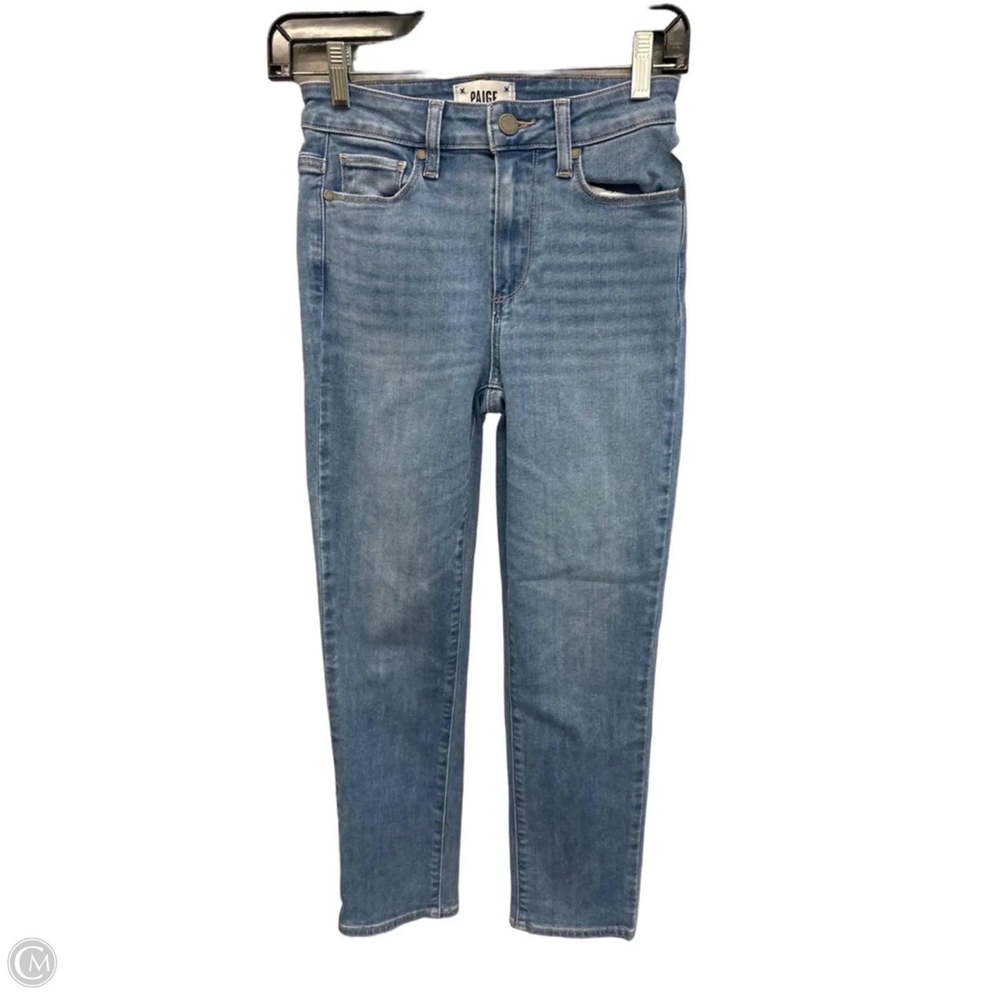 Jeans Skinny By Paige In Blue Denim, Size: 0