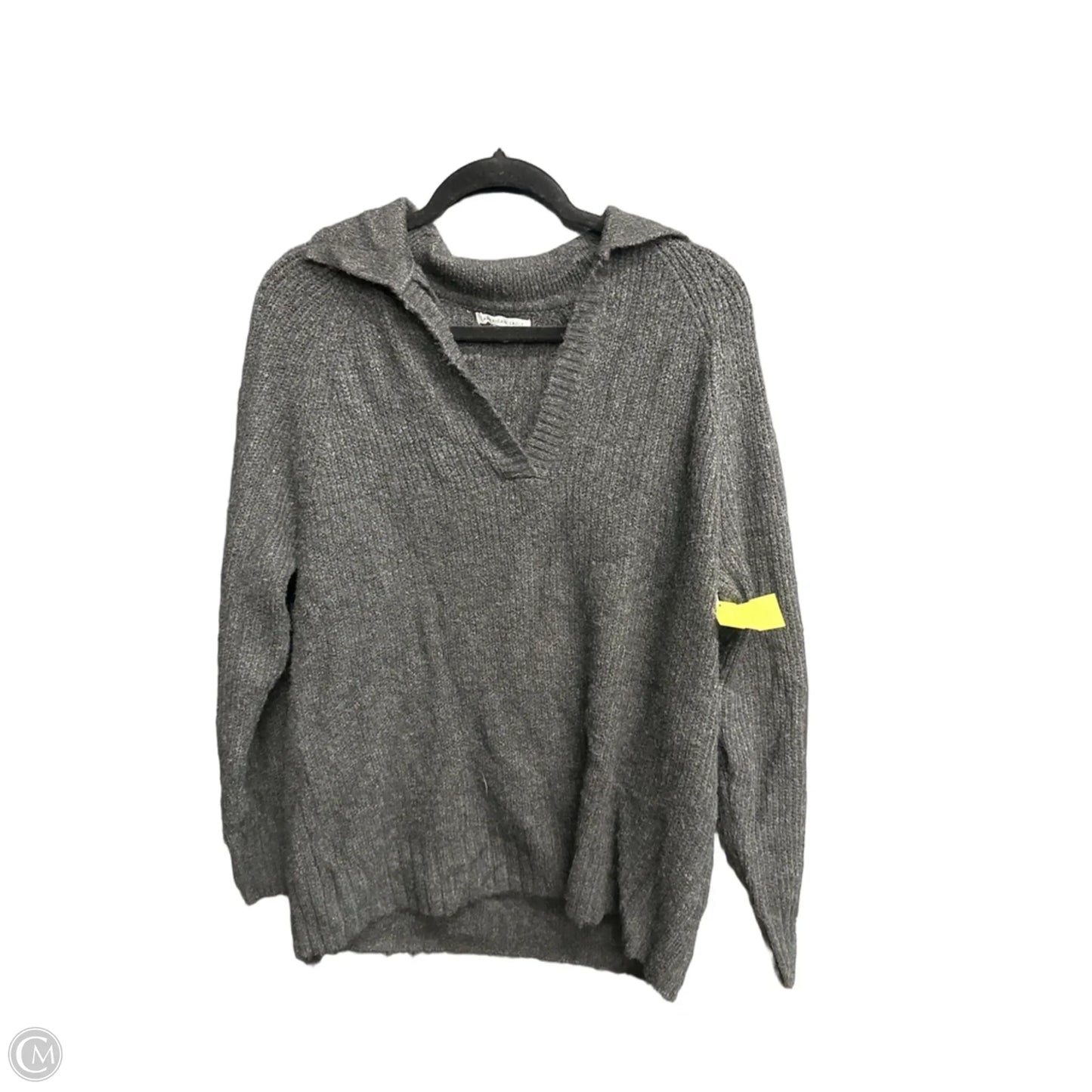 Sweater By American Eagle In Black & Grey, Size: Xs
