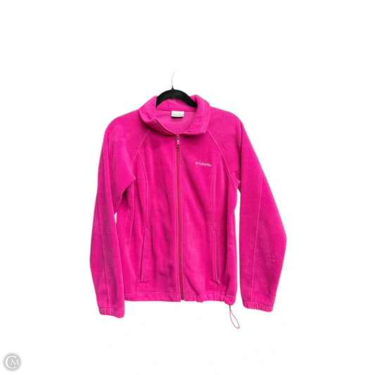 Jacket Fleece By Columbia In Pink, Size: M