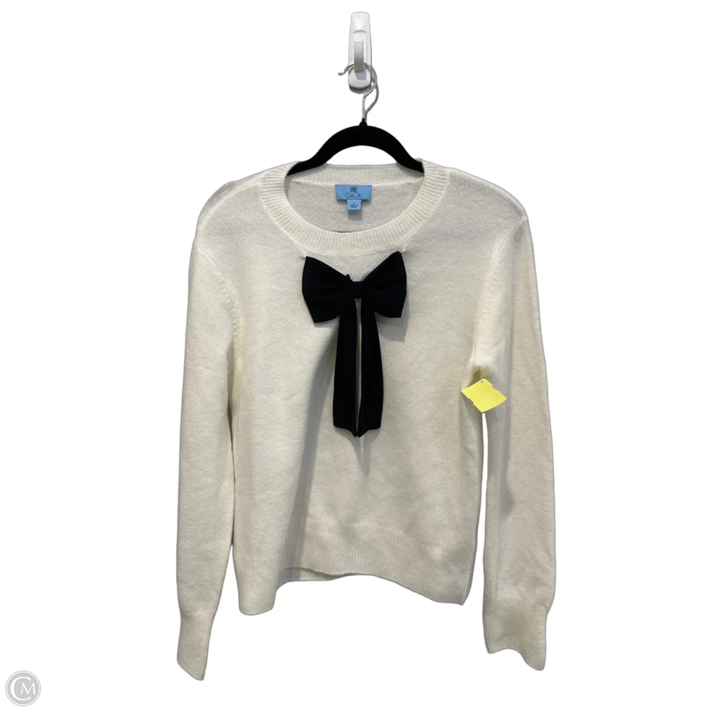 Sweater By Cece In Black & White, Size: S