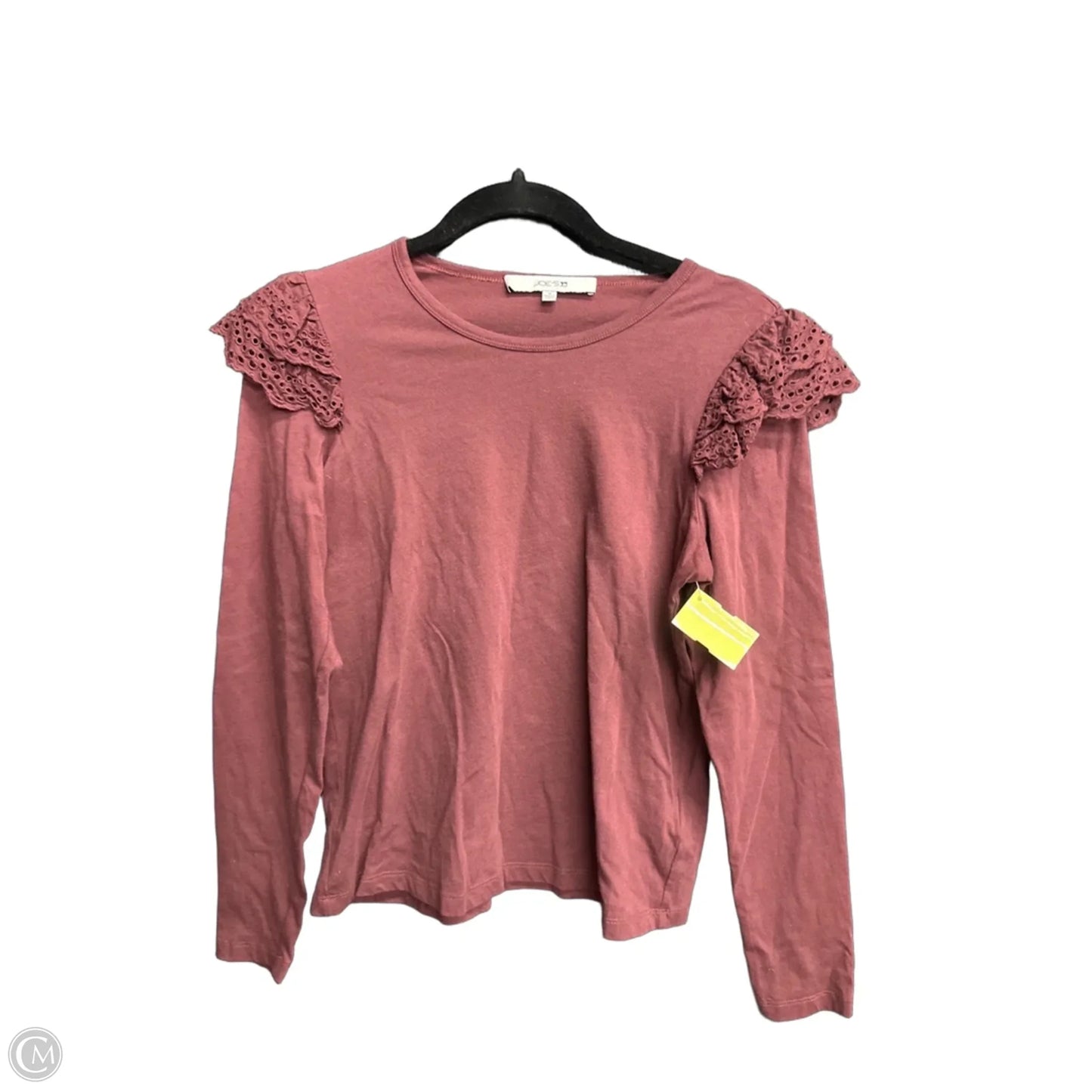 Top Long Sleeve By Joes Jeans In Maroon, Size: M