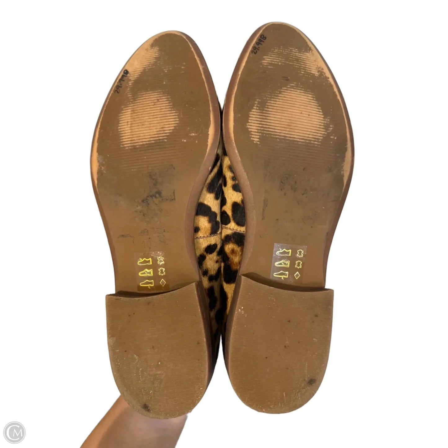 Shoes Flats By Madewell In Animal Print, Size: 10