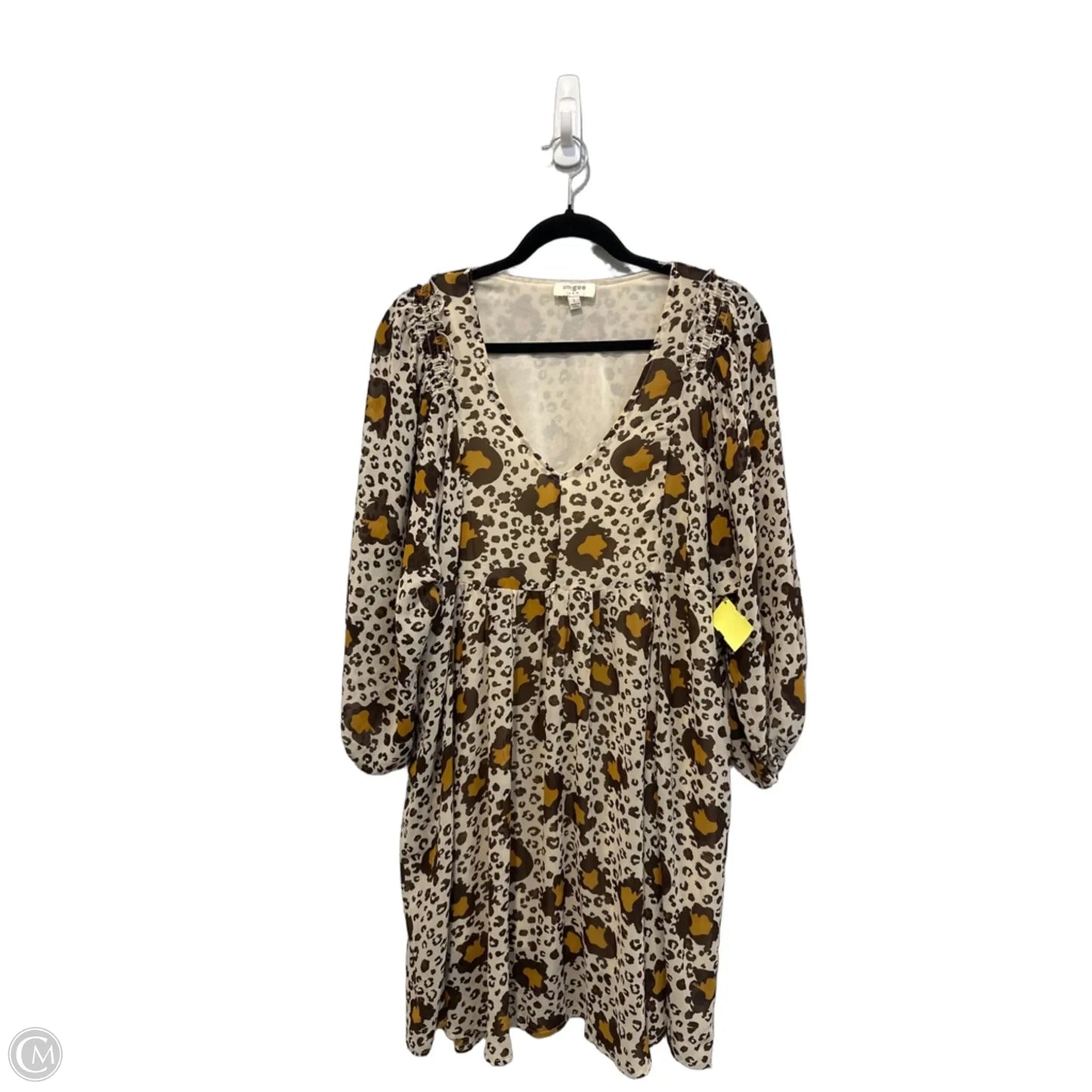 Dress Casual Midi By Umgee In Leopard Print, Size: L