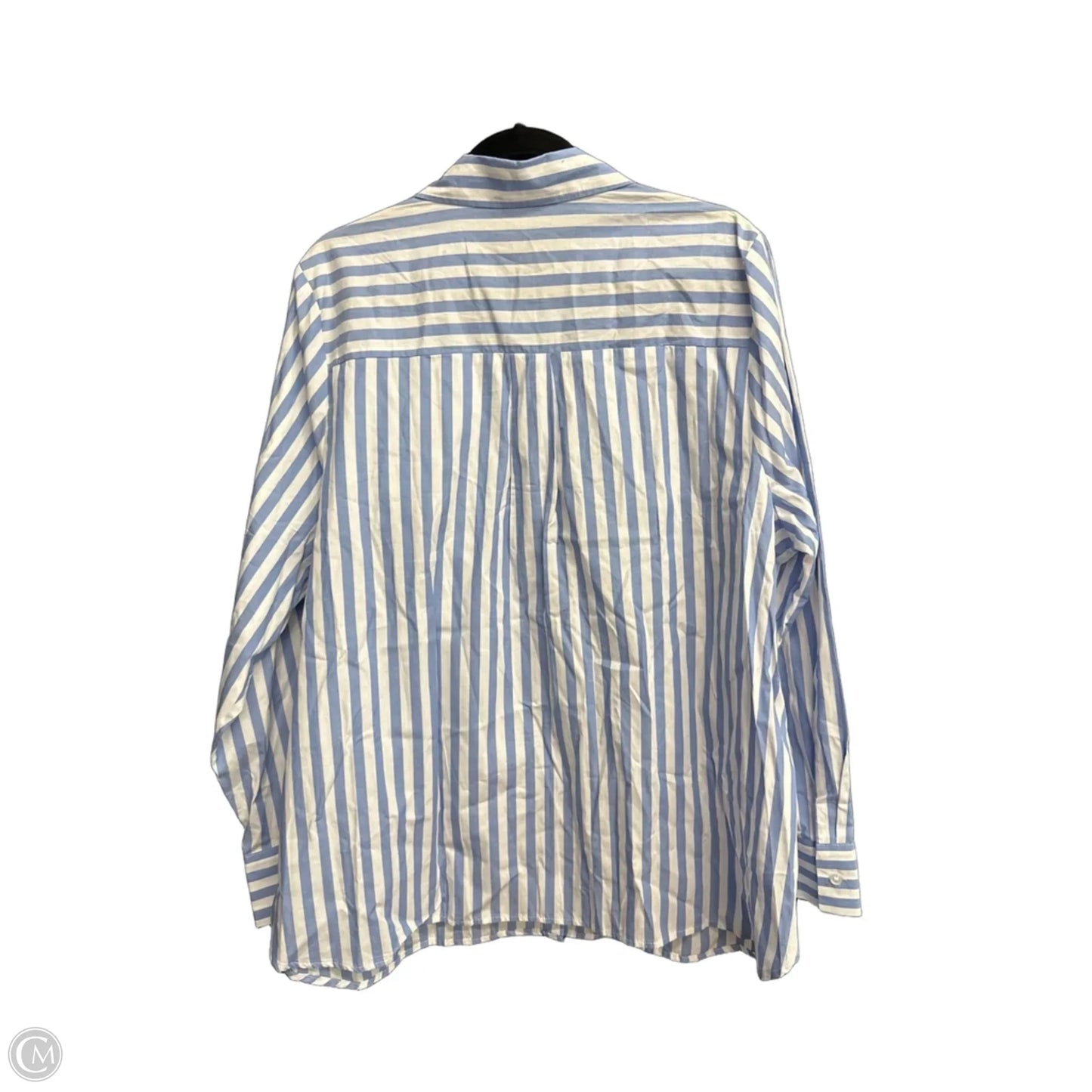 Top Long Sleeve By Cato In Striped Pattern, Size: 2x