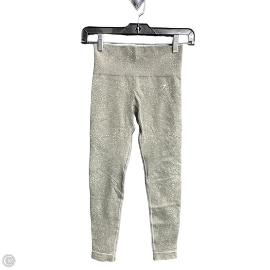 Athletic Leggings By Gym Shark In Green, Size: Xs