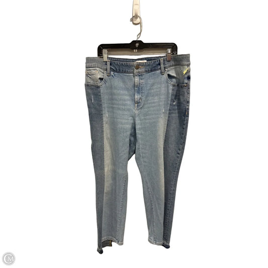 Jeans Wide Leg By Lane Bryant In Blue Denim, Size: 16