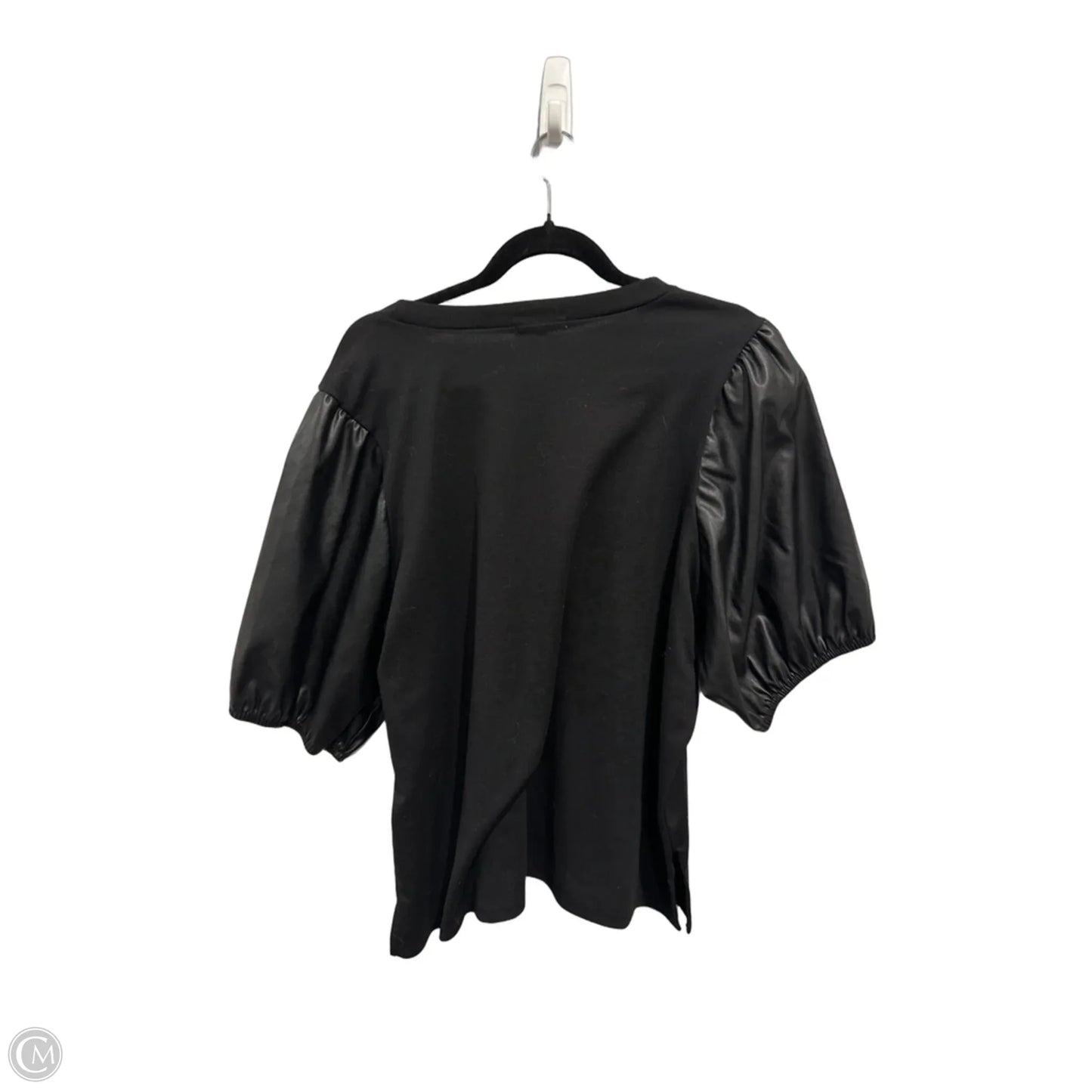 Top Short Sleeve By Maurices In Black, Size: 1x