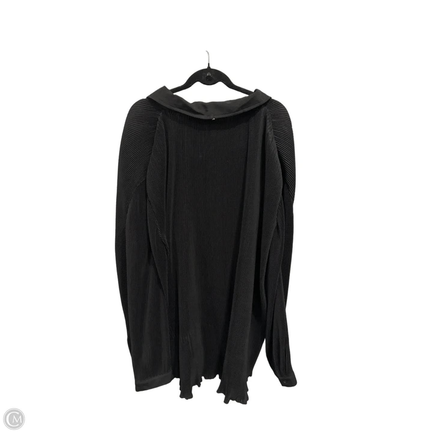 Top Long Sleeve By Pretty Little Thing In Black, Size: 2x