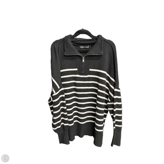 Sweater By Zesica In Black & White, Size: L
