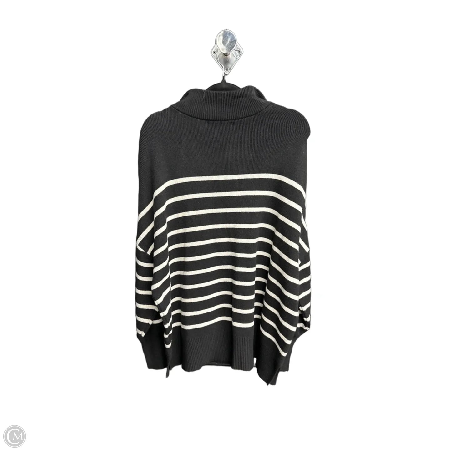 Sweater By Zesica In Black & White, Size: L