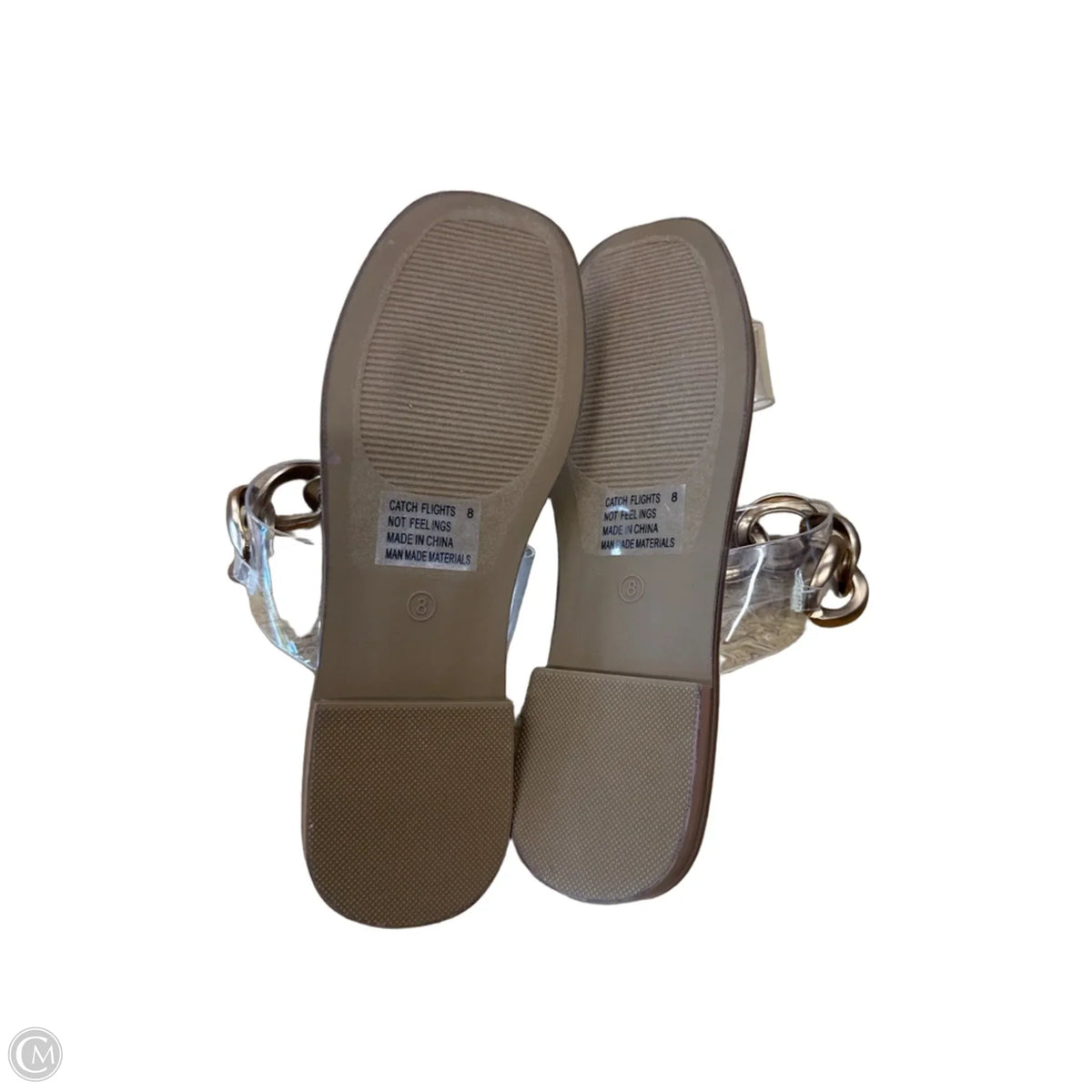 Sandals Flats By Corkys In Clear, Size: 8