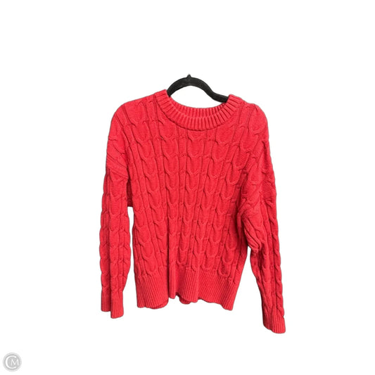 Sweater By Loft In Red, Size: L