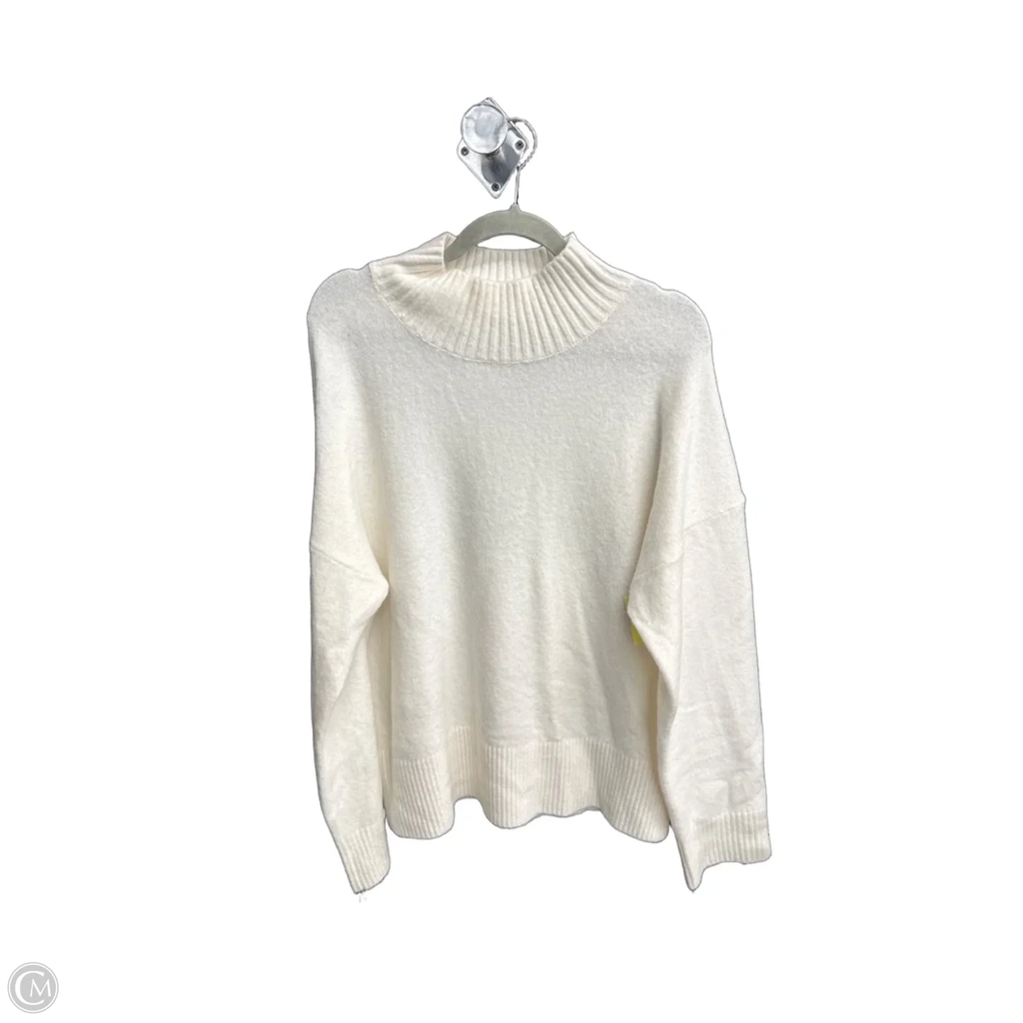 Sweater By Loft In Cream, Size: L