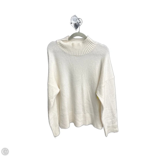 Sweater By Loft In Cream, Size: L