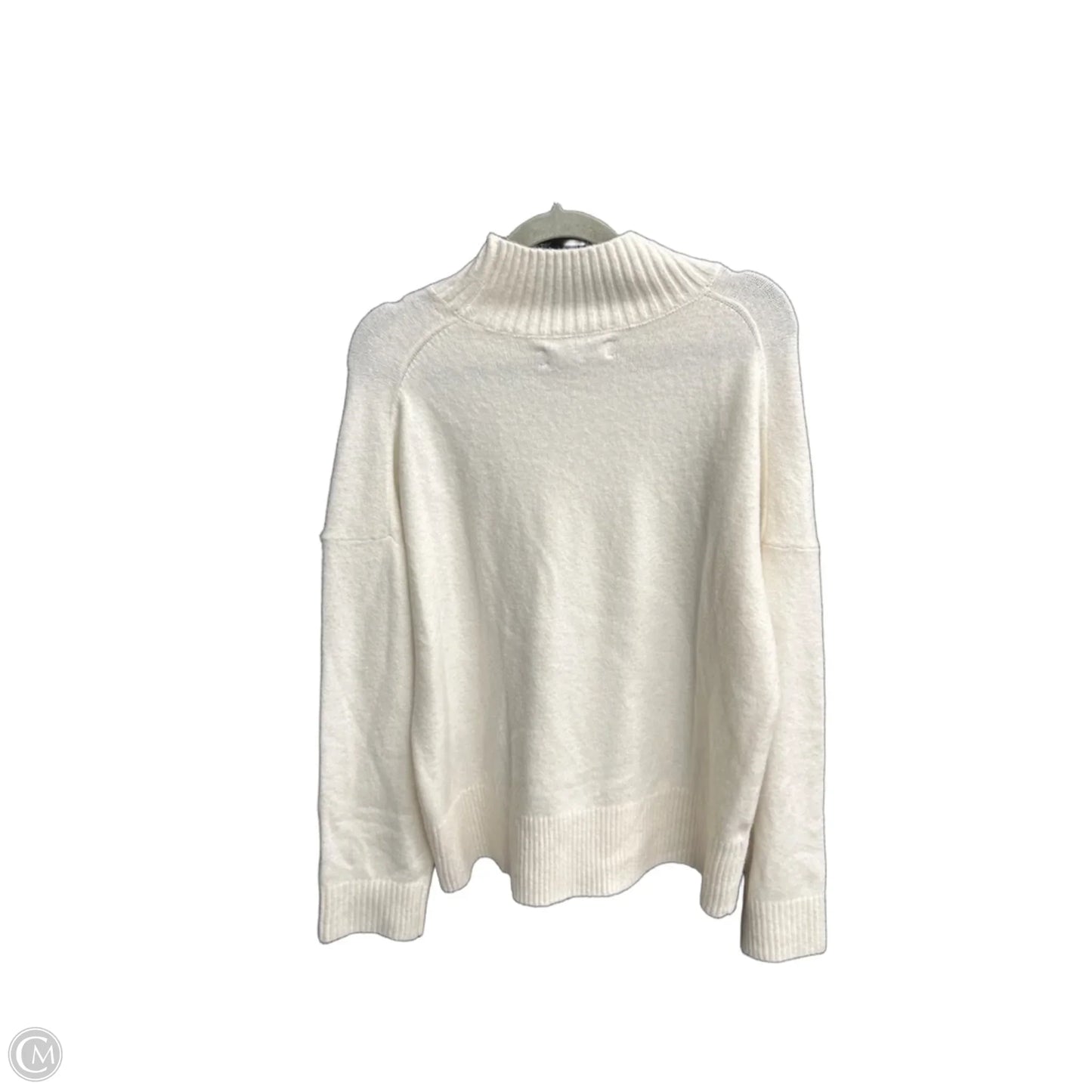 Sweater By Loft In Cream, Size: L