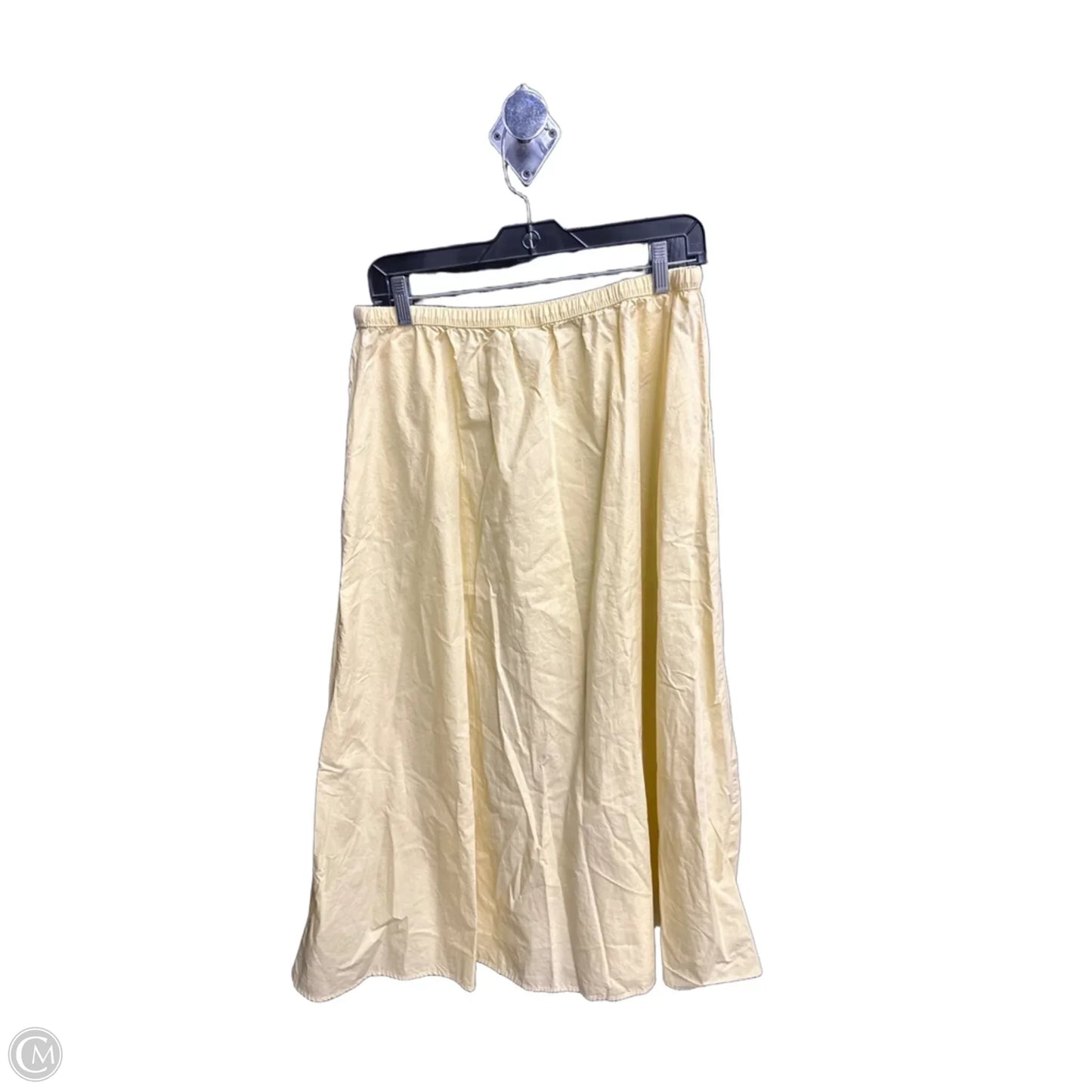 Skirt Maxi By A New Day In Yellow, Size: M