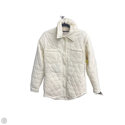 Jacket Puffer & Quilted By Industry In Cream, Size: Xs