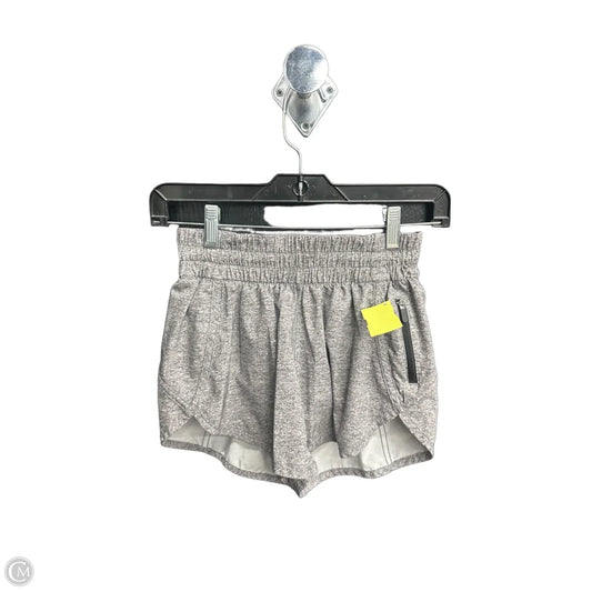 Athletic Shorts By Lululemon In Grey, Size: 4