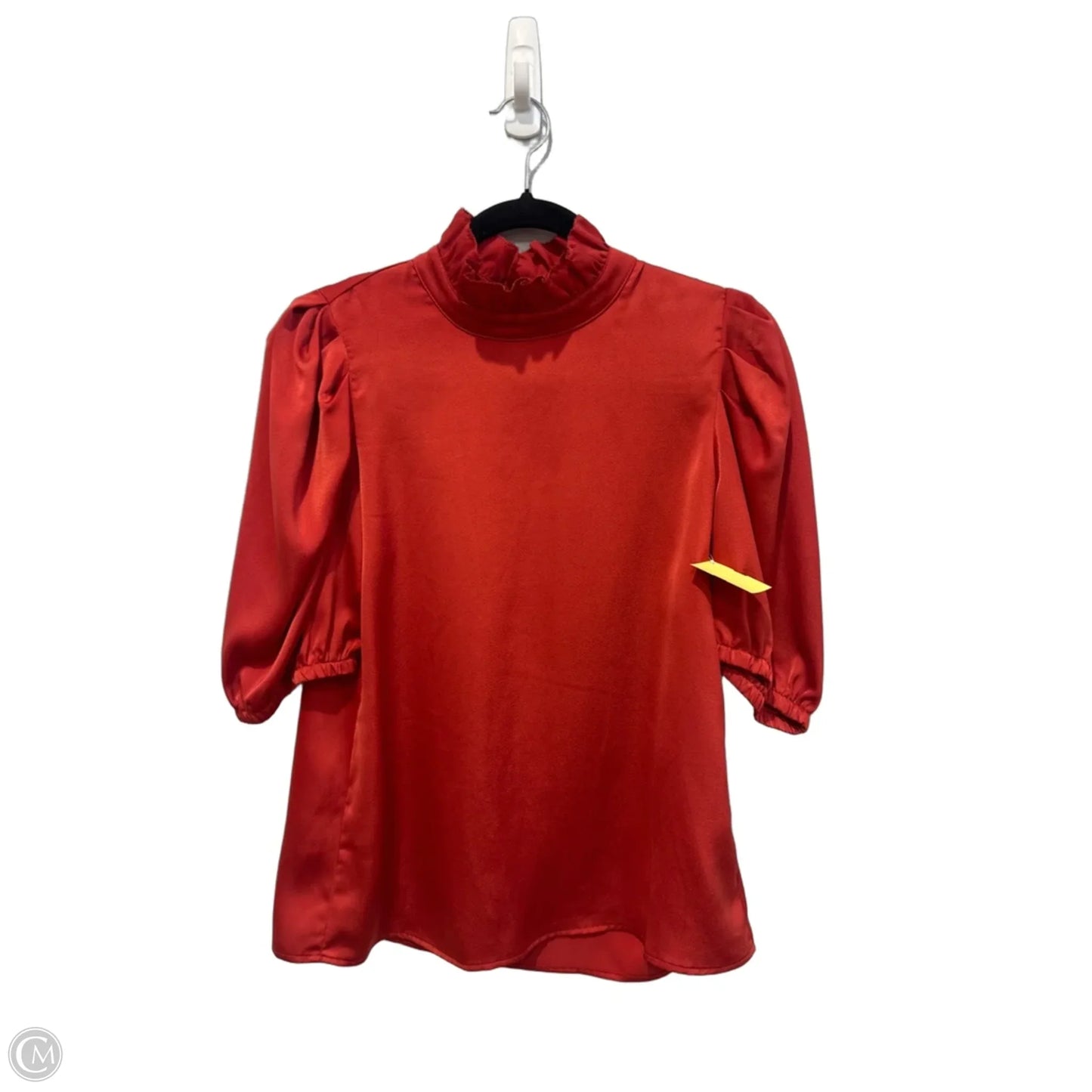 Blouse Short Sleeve By Thml In Red, Size: S
