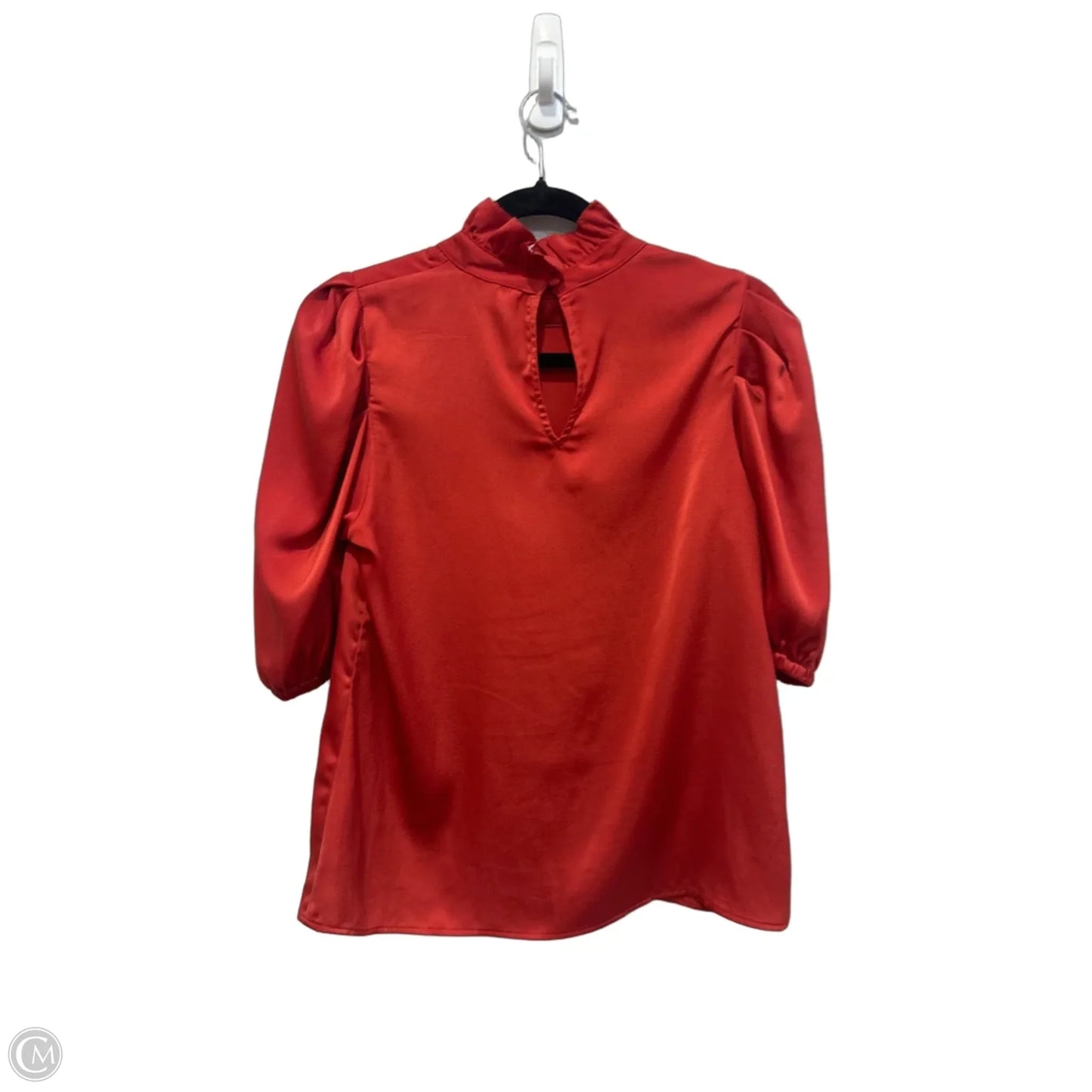 Blouse Short Sleeve By Thml In Red, Size: S
