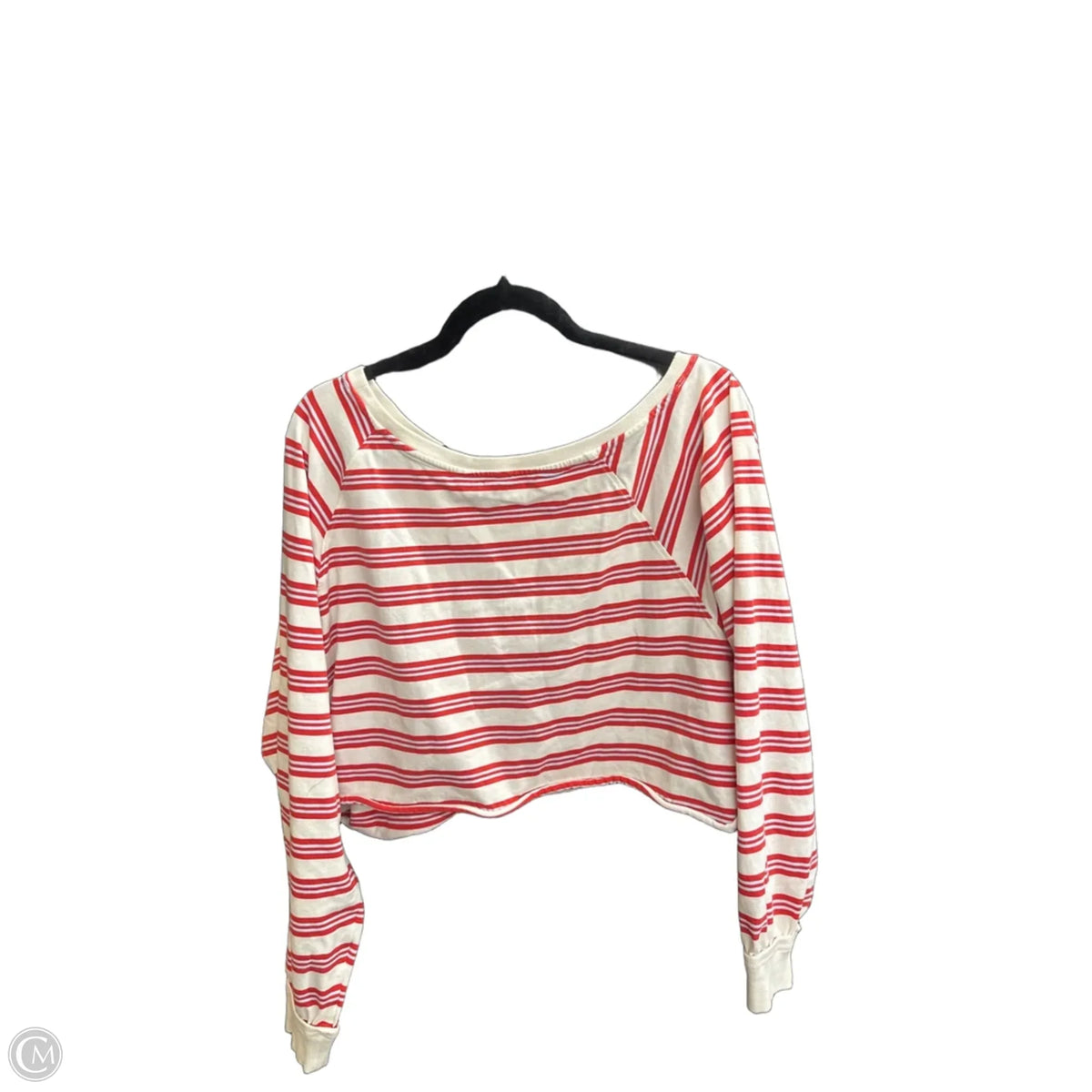 Top Long Sleeve By Joy Lab In Striped Pattern, Size: L