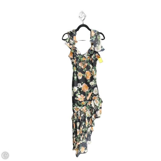 Dress Casual Maxi By Vici In Black & Yellow, Size: M
