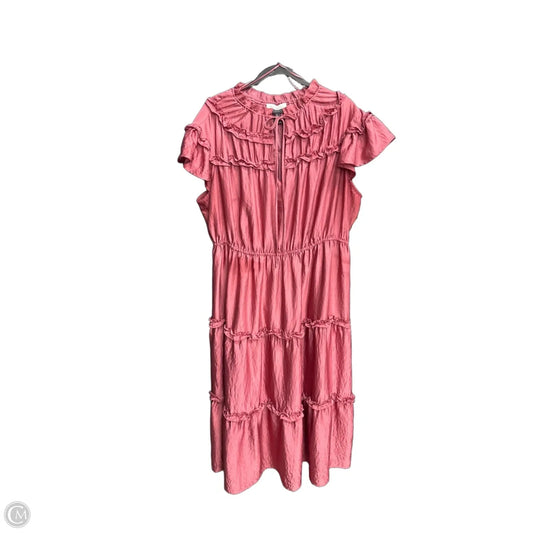 Dress Casual Maxi By Eloquii In Red, Size: 18