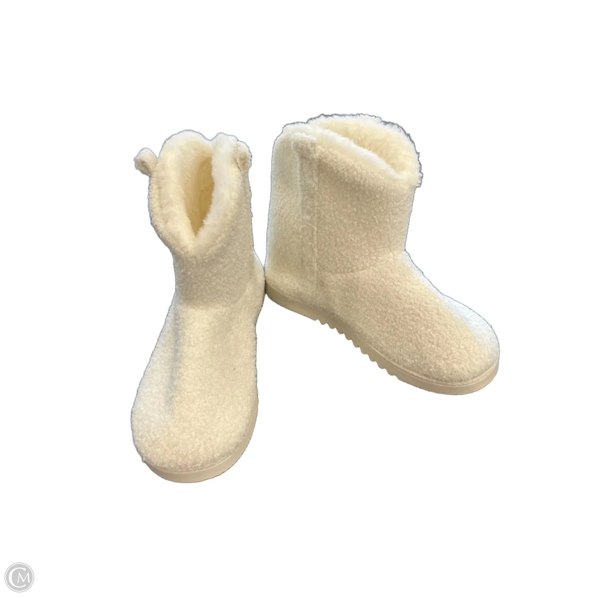 Boots Ankle Flats By Mia In White, Size: 8