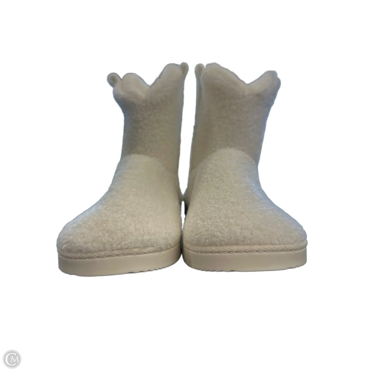 Boots Ankle Flats By Mia In White, Size: 8