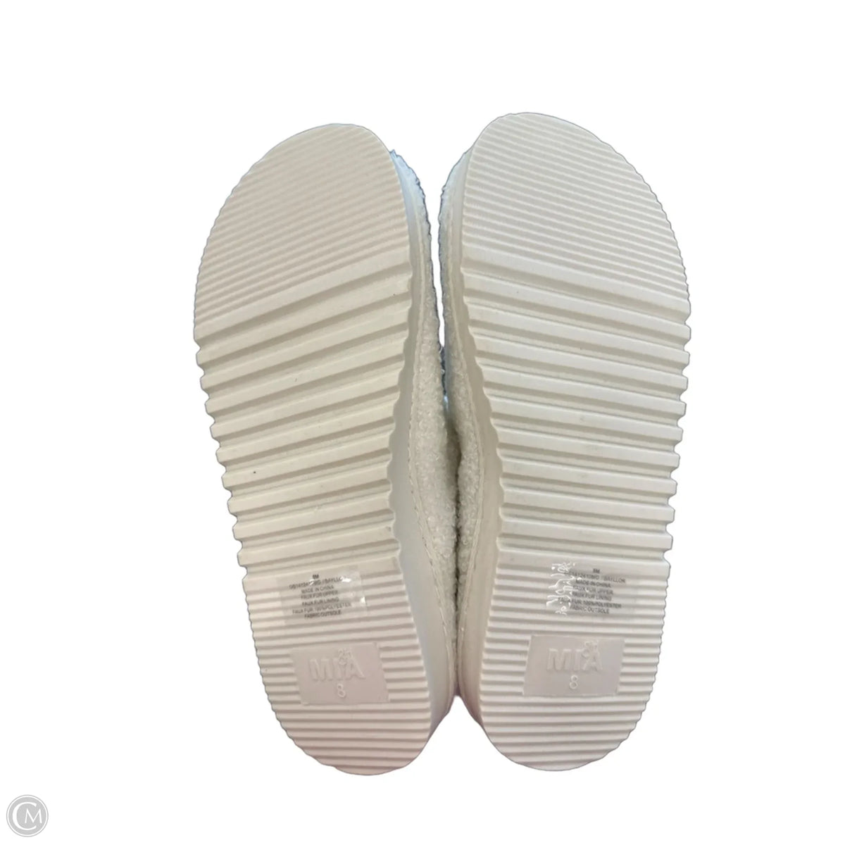 Boots Ankle Flats By Mia In White, Size: 8