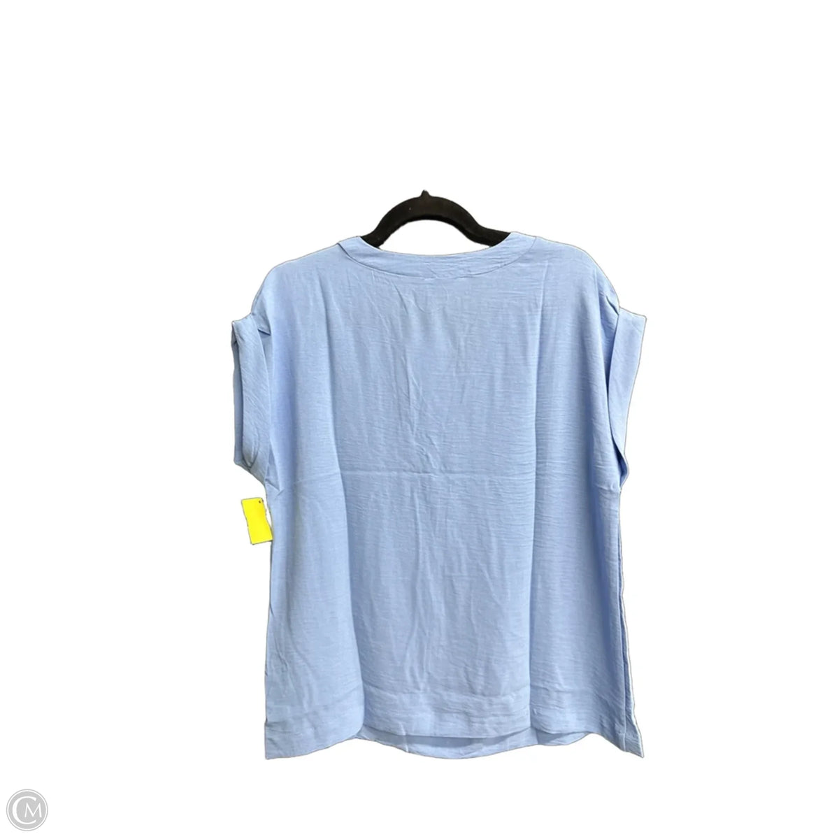 Blouse Short Sleeve By Ninexis In Blue, Size: S