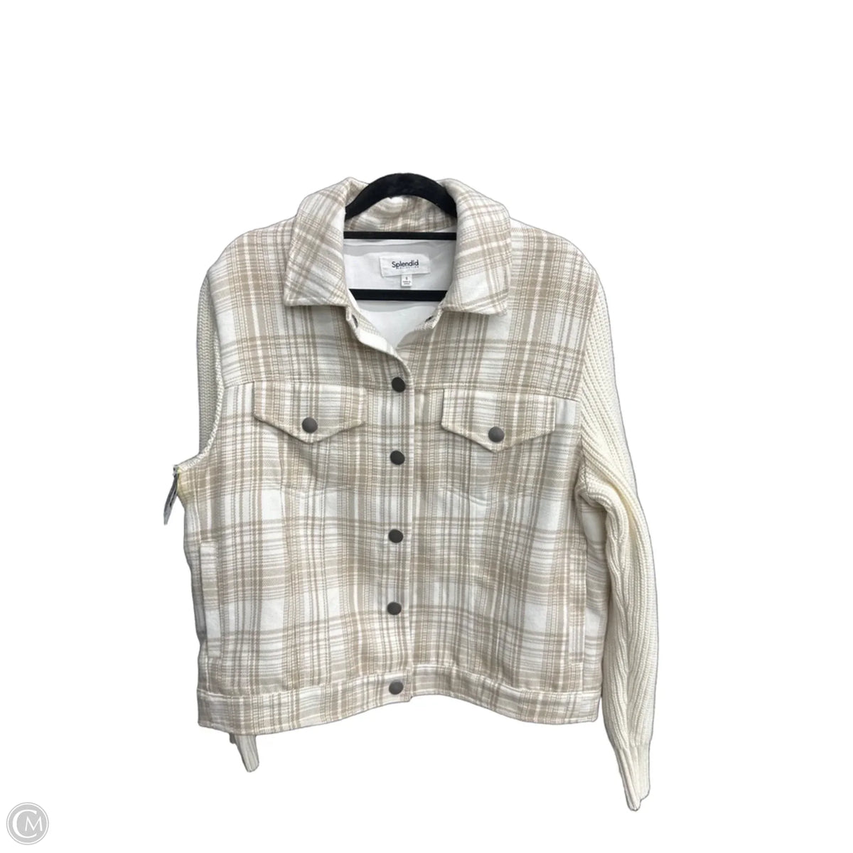 Jacket Other By Splendid In Plaid Pattern, Size: S
