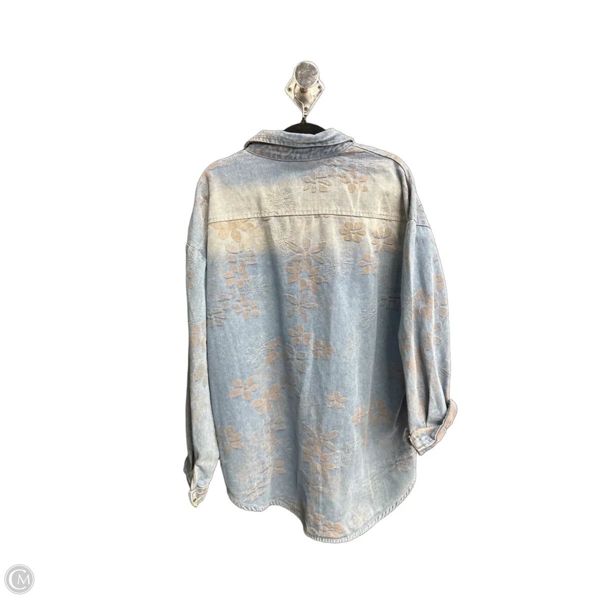 Jacket Denim By Clothes Mentor In Blue Denim, Size: Osfm
