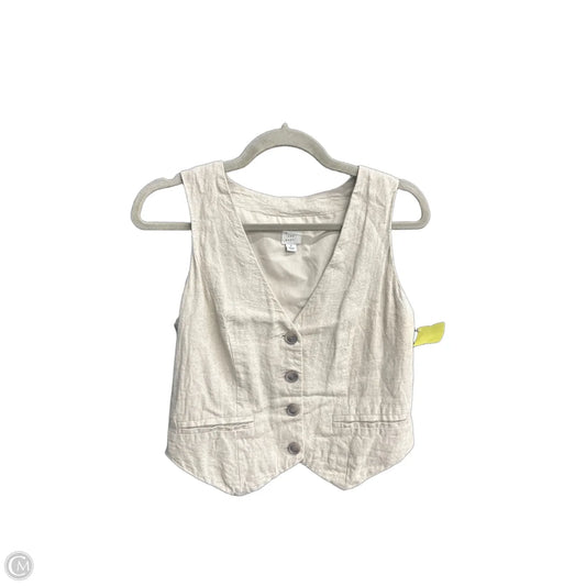 Vest Other By A New Day In Cream, Size: S