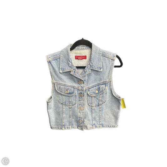 Vest Other By Banana Republic In Blue Denim, Size: M
