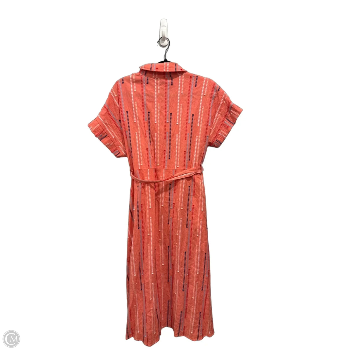 Dress Casual Maxi By Polygram In Striped Pattern, Size: L