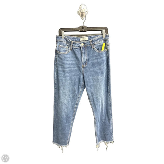 Jeans Straight By Lovervet In Blue Denim, Size: 10