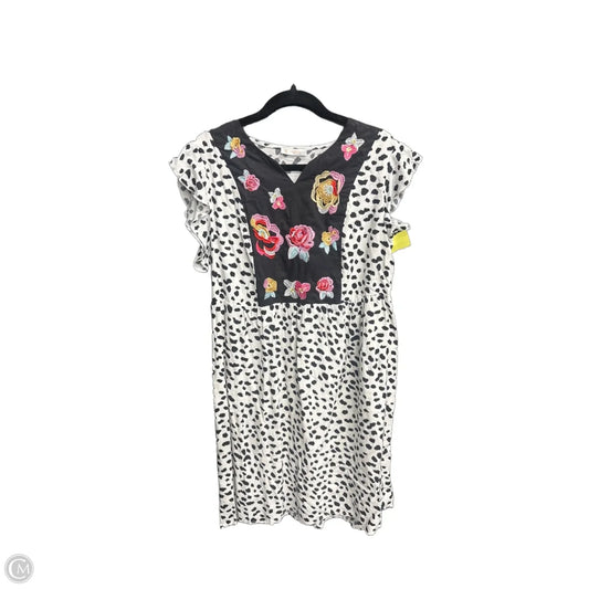 Dress Casual Midi By Kirundo In Animal Print, Size: L