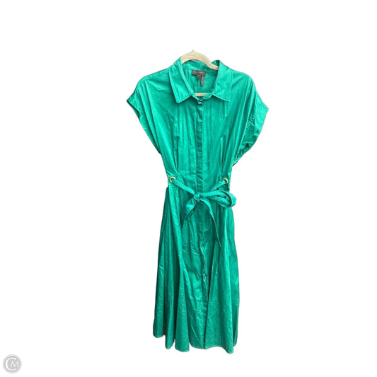 Dress Casual Maxi By Donna Karan In Green, Size: 12