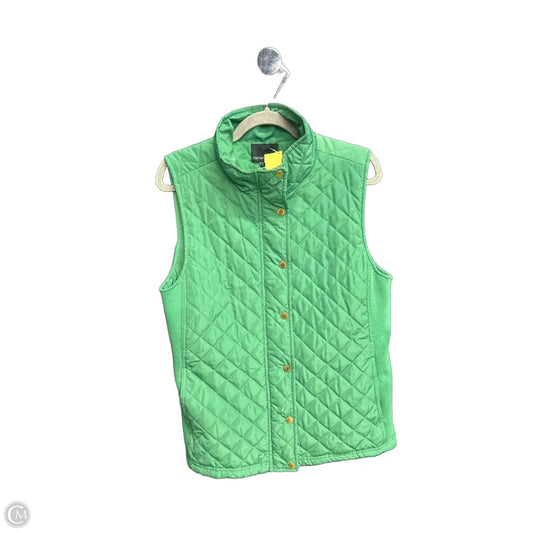 Vest Puffer & Quilted By Cynthia Rowley In Green, Size: L
