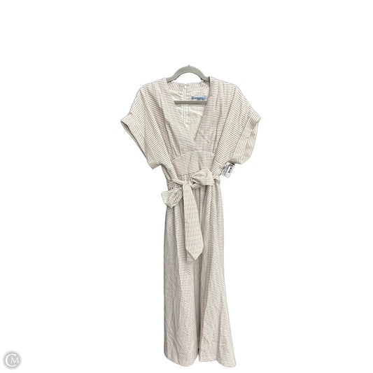 Dress Casual Maxi By Antonio Melani In Brown & Cream, Size: 12