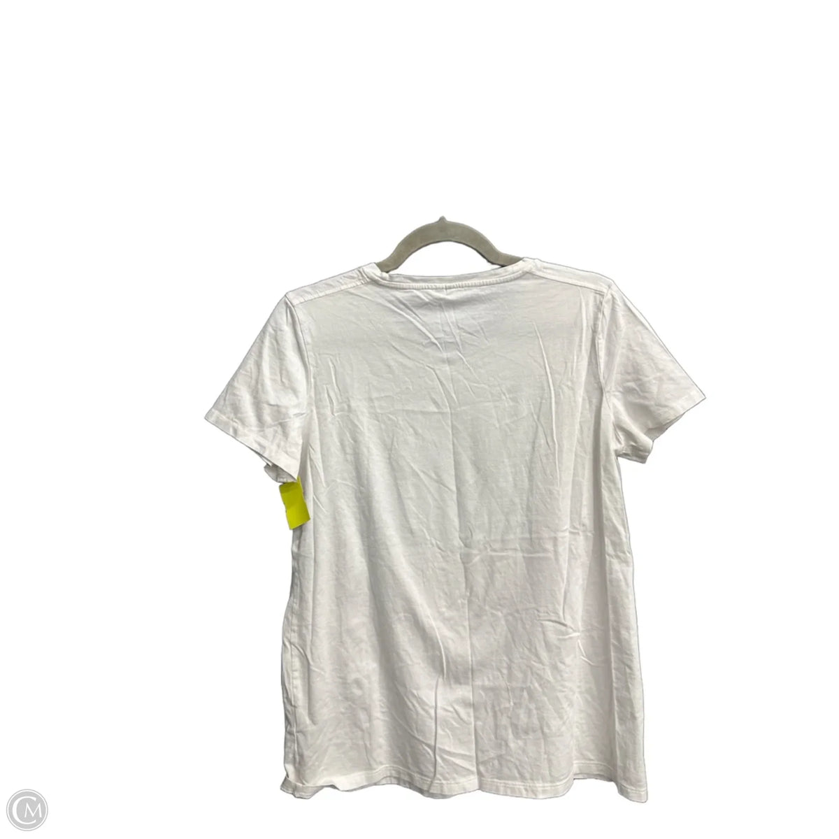 Top Short Sleeve Basic By Banana Republic In White, Size: M