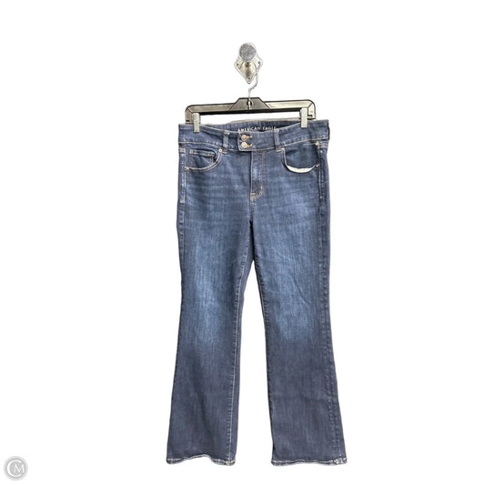 Jeans Boot Cut By American Eagle In Blue Denim, Size: 12