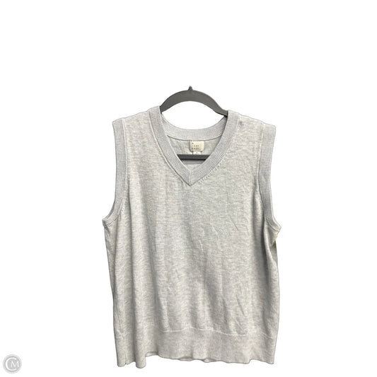 Vest Sweater By A New Day In Grey, Size: L